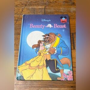 Disney Beauty and the Beast Hardcover - Blue & Yellow Cover